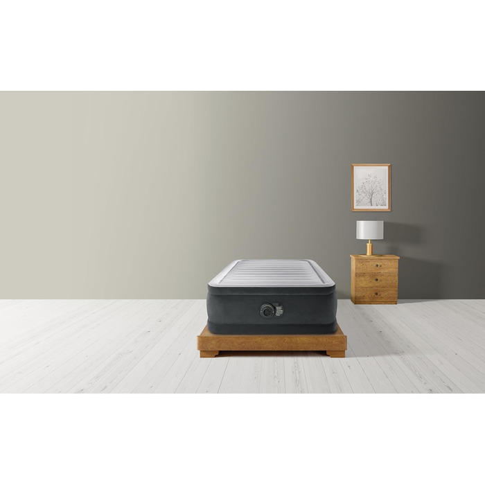 Надувне ліжко Intex Twin Comfort-Plush з Fiber-Tech RP, розмір: 99 x 191 x 46 см (64412ND)