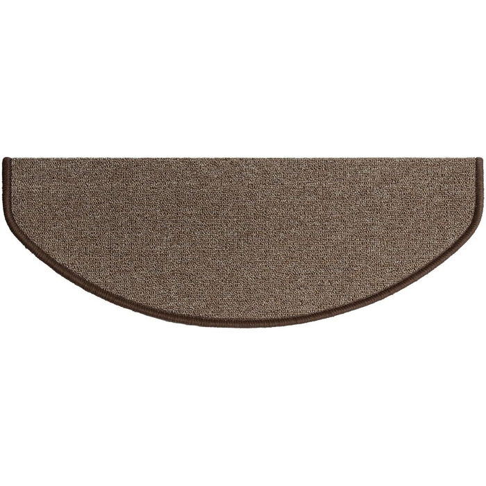 Сходинкові килимки ETM Original: набір 15 шт. у 20 кольорах та 20 моделях (напівкруглі, 23,5 x 65 см, бежевий)