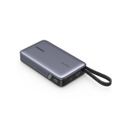 Повербанк UGREEN Nexode 20000mAh 67W з вбудованим кабелем USB-C, швидка зарядка HyperCharge та PD 65W для MacBook, iPad, iPhone, Xiaomi