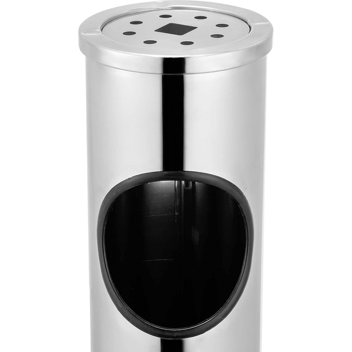 Металевий переносний попільничка Standaschenbecher з кришкою для внутрішнього та зовнішнього використання. Ідеально підходить для входу, виготовлений з нержавіючої сталі.