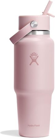 Hydro Flask 32 oz Travel Water Bottle - Stainless Steel, Vacuum Insulated, Leakproof Flex Straw Lid - Trillium