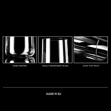 Krosno Highball Juice Glass, 540 ml, Avantgarde Collection, perfect for home, restaurants, parties, dishwasher-safe, 6 pieces