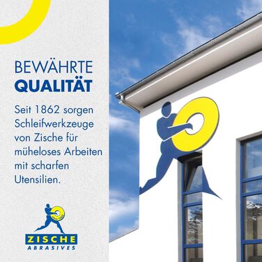 Точило для ножів Zische Missarka Blue - професійне з каменю з корунду, 200x60x25 мм, 2 зернистості FEPA 500/1200