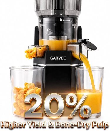 Шнекова соковижималка GarveeHome Entsafter Slow Juicer 250W для холодного віджиму