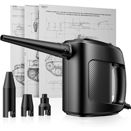Електричний пилосос для пилу 150000 RPM - YJS350W-1. Потужний безщітковий мотор, металевий корпус