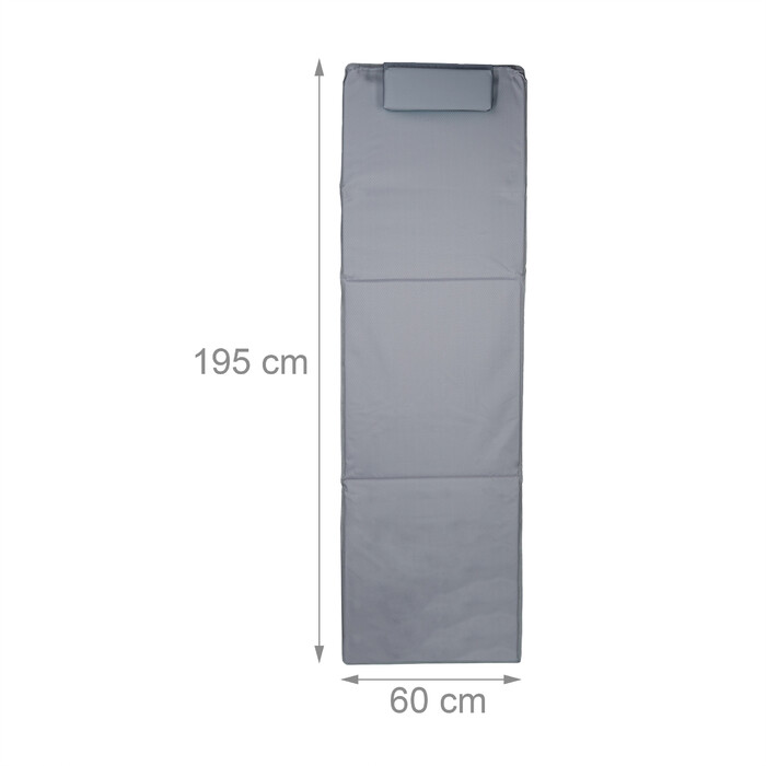 Relaxdays XXL Beach Mat with Head Pillow