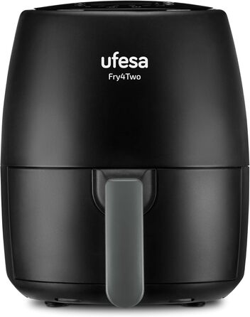 Фритюрниця Ufesa Twist з гарячим повітрям, 2л, 6 програм, 1200W, таймер, 80-200°C, без BPA, антипригарне покриття, Cool-Touch, білий, ексклюзив Amazon