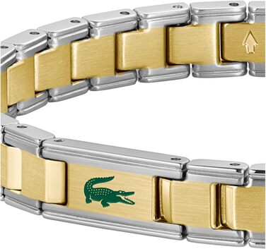 Браслет Lacoste METROPOLE EDGE чоловічий з нержавіючої сталі (двоколірний)