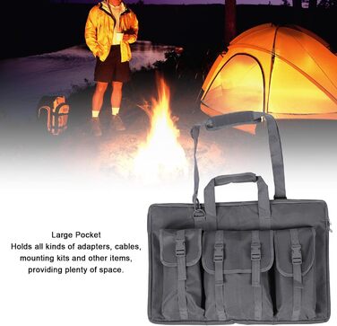 Gen 3 Outdoor Carry Bag, Large Bag, Canvas Satellite Travel Bag, Handbag for Dish Gen 3 Adapter Cable Mounting Kit