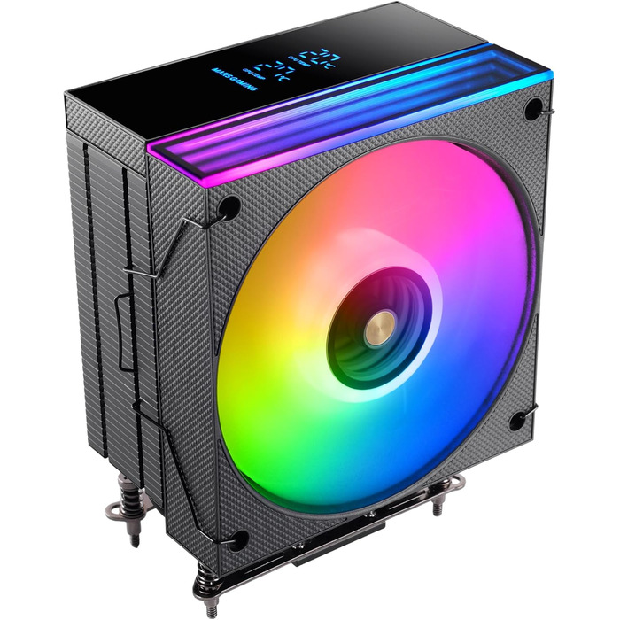 Система водяного охолодження Mars Gaming ML-LCD360 з LCD-дисплеєм, 600W, 3x 120mm ARGB вентилятори, для ПК, чорна