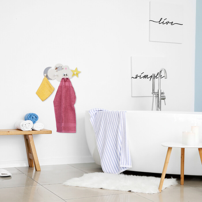 Relaxdays Kids' Wardrobe - Cloud, Moon, Star Design
