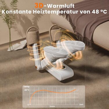 Електричний сушильник для взуття 2 пари, портативний, для взуття, рукавичок, шапок, шкарпеток та футбольних бутс