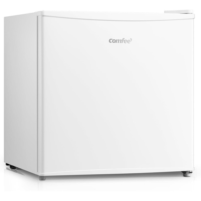 Mini холодильник Comfee RCD50WH2(E) 43L з відділенням для льоду – для дому, офісу, кімнати. Швидке охолодження, регулювання температури, білий колір.