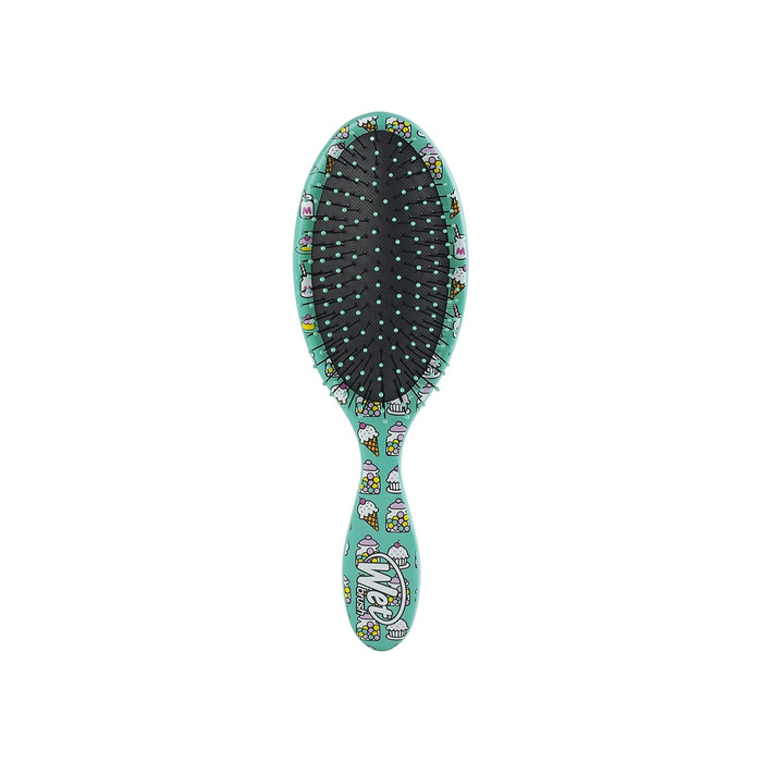 Щітка для волосся WetBrush Original Detangler з м'якими щетинками та зручною ручкою Hello Kitty Candy Jar Blue (Оригінальний розмір)