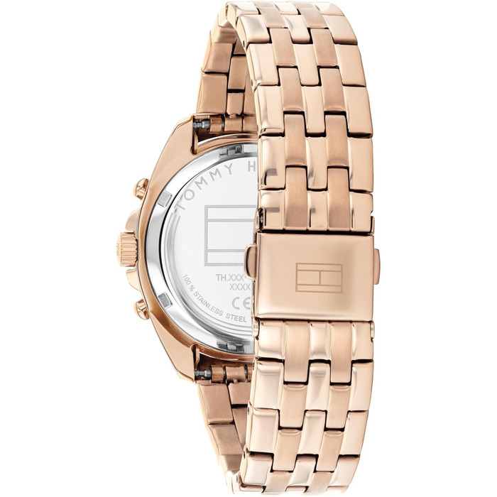 Годинник Tommy Hilfiger для жінок з рожевозолотим корпусом та сталевим браслетом (Quarz)