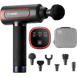 Масажний пістолет Fitleap Pro: 6 насадок, 6 режимів, 3200 об/хв, USB-C, для шиї, спини, плечей та ніг