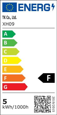 Стійлампа LED з 15 режимами денного світла, 1000LM, регульована яскравість, чорна