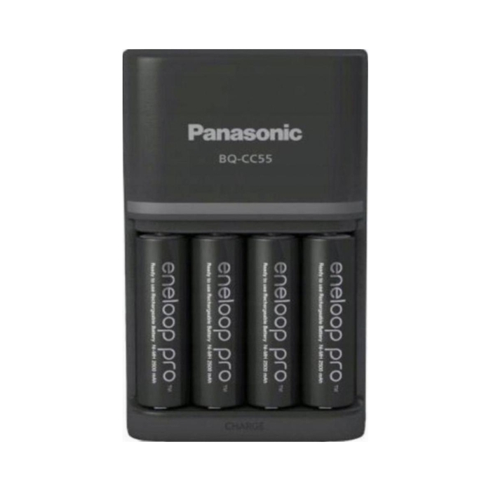 Зарядний пристрій Panasonic BQ-CC55 + 4 x AA ENELOOP PRO 2500mAh