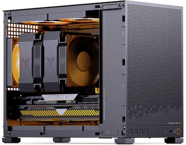 Корпус для ПК Jonsbo D32 STD чорний | Mini Case для Micro-ATX з Tempered Glass, підтримка Back-Connect, потужний Airflow, компактний та стильний для геймерських збірок