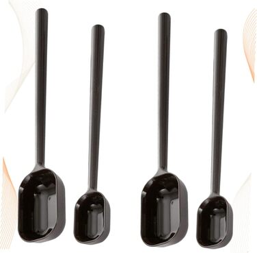 LIFKOME 4-Piece Kitchen Utensil Liquid Mixing Rod Measuring Cup for Liquids Milk Powder Spoon Nested Measuring Cups Vintage Measuring Spoon Stirring Stick Salt Spoon Baby