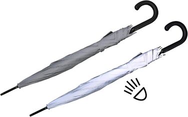 iX-brella Fiberglass Automatic Umbrella with Wetprint Raindrops - Color Changing & Reflective