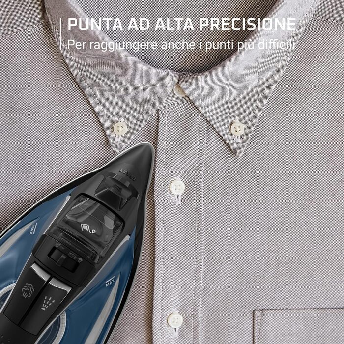 Rowenta Pro Master: Професійний праска з потужною подачею пари, точний ніс, довговічна робота, енергозбереження (DW8209F0)