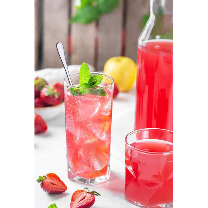 Набір ложок DoubleS Lange Latte Macchiato: 6 шт. з нержавіючої сталі для кави, чаю, коктейлів та десертів