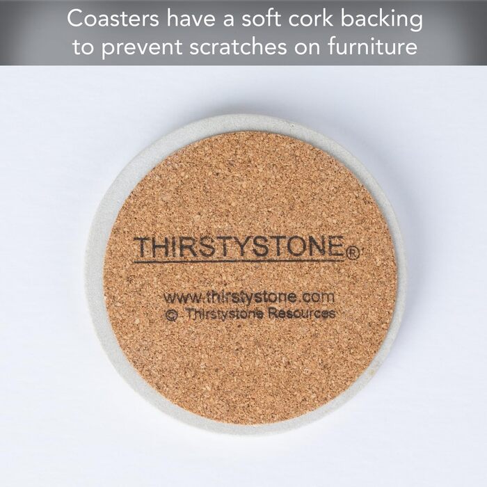 Thirstystone TS3 Sandstone Coasters, Coasters, Sandstone, (Natural Colors)