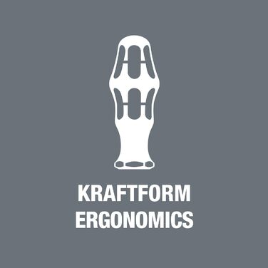 Набір викруток Wera 932/918/6 Kraftform Plus, 6 шт, ударостійкі, стамеска, з тримачем
