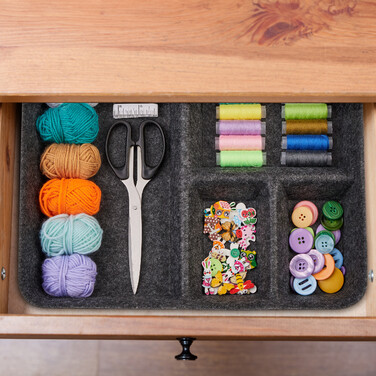 Relaxdays Drawer Organizer Felt