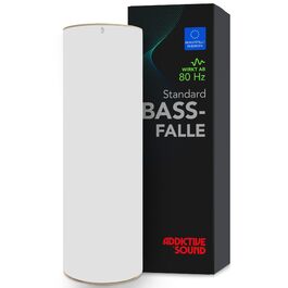 Бас-пастка Addictive Sound Bassfalle Rund Standard для студії, акустична панель зі спеціалізованою ватою (80-210 Гц), біла, 98 см