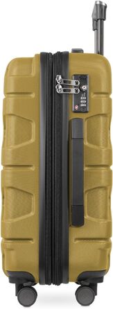 Чемодан X-Kölln 2 в 1: валіза-ролтовий кейс, TSA, (S & L), матовий (Золота осінь, 55 см)