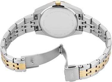 Жіночий кварцовий годинник Fossil Scarlette 33мм з датами та сталевим браслетом, колір: холодне зелене