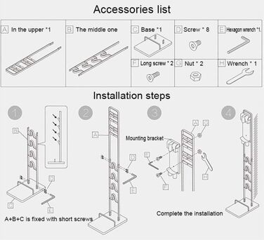 Підставка для пилососів Dyson – Organizer та кріплення для Dyson Gen5, V15s, V15, V12 Slim, V11, V10, V8, V7, V6, DC30, DC35 | Підставка з рамою для бездротових пилососів Dyson (Антрацит)