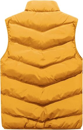 Чоловіча тепла жилетка з капюшоном, зимова, для активного відпочинку, з кишенями, з блискавкою (S, B, жовтий)