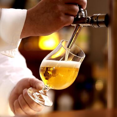 Набір пивних келихів Stölzle Lausitz Berlin 6 шт, 390 мл - для Pilsner та іншого пива, кришталь, Німеччина