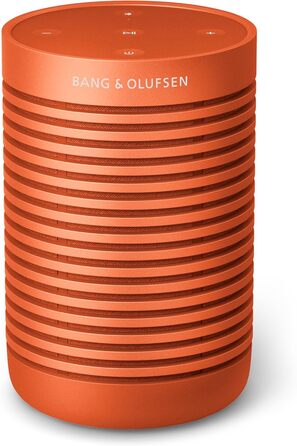 Bang & Olufsen Beosound Explore – Портативна Bluetooth колонка для дому, подорожей та активного відпочинку, 27 годин роботи, водонепроникність, 360° звук, USB-C, Чорний Антрацит (Bonfire Orange)