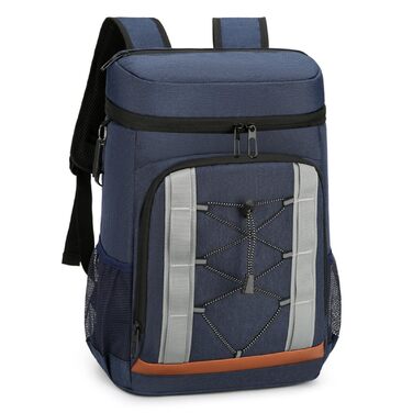 Ізольований рюкзак-холодильник, 30 л, велика місткість, ланч-рюкзак, термо-рюкзак для пікніка, міцний, легкий, сумка-холодильник для відпочинку на природі, пляжу, пікніка, кемпінгу (блакитний)