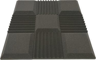 Акустичні шумопоглинаючі панелі Studio-Dämmplatten від Advanced Acoustics, пінополіуретан, 30.5 см, NRC 0.80 (1.48 кв.м), 16 шт.