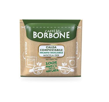 Кавові пади Caffè Borbone Blue Blend (декаф), сумісні з ESE системою, 44 мм, 50 шт, біорозкладні