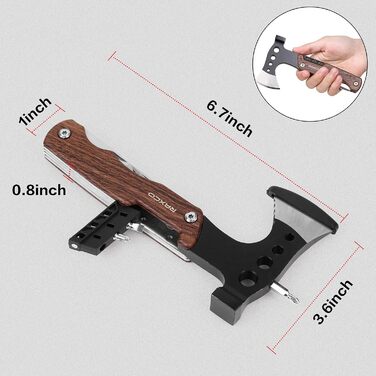 Мультитул RAXCO 8-в-1: пліер, інструмент для кемпінгу, подарунок для чоловіків, батька, друга