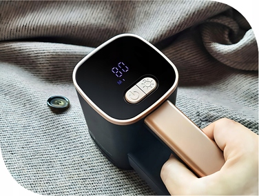 Потужна велика машинка для видалення ковтунів з підсвіткою для одягу, светрів та оббивки диванів