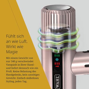 Професійний фен Wahl Vanquish Rose Gold з магнітними насадками та дифузором