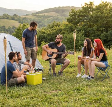 Складаний туристичний стільчик для кемпінгу та відпочинку, блакитний. Легкий, компактний, для риболовлі, пікніків та подорожей. Розміри: 33x36x40 см