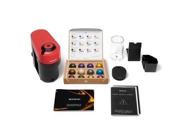 Кавомашина KRUPS NESPRESSO Vertuo Pop XN9205, червона