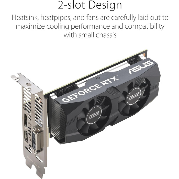 Ігрова відеокарта Asus GeForce RTX 5050 OC Edition, 8GB GDDR6, PCIe 5.0, DLSS 4, 2.5-Slot Design
