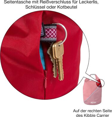 Kurgo Futterbeutel для собак, сумка для корму, сумка для тренувань - блакитна, 118 г