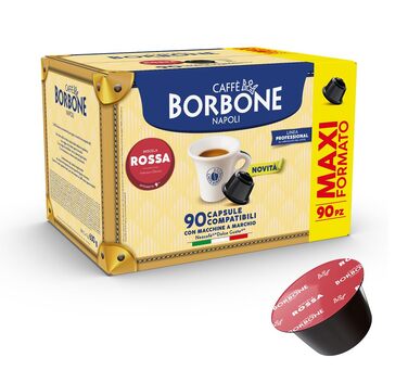Кава Caffè Borbone Rote Mischung в капсулах для Dolce Gusto, 90 шт