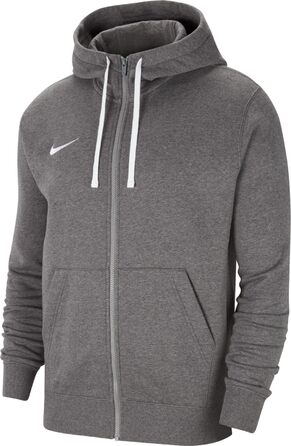 Чоловіча толстовка Nike Park 20 Full Zip Hoodie з капюшоном на блискавці, Charcoal Heather/White, розмір S