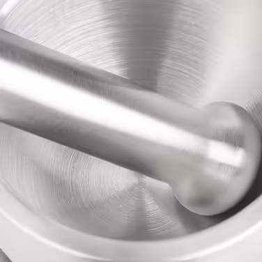 Relaxdays Mortar and Pestle, Stainless Steel